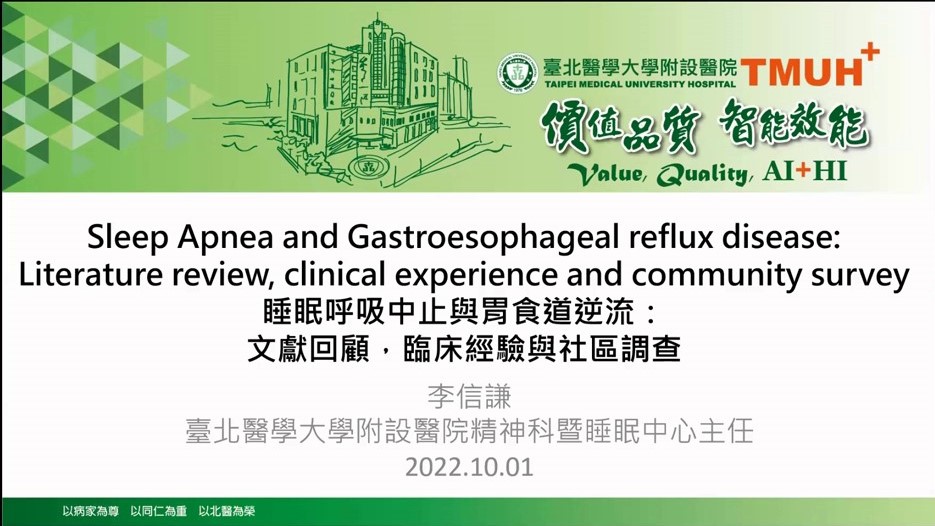 Sleep Apnea and Gastroesophageal reflux disease: Literature review, clinical experience and community survey